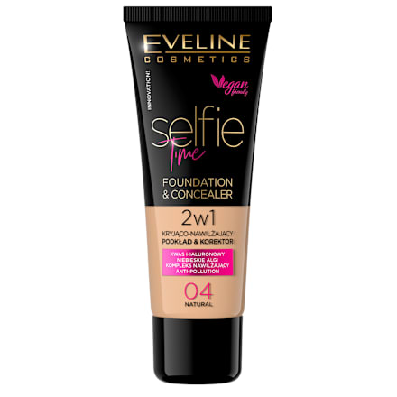 SelfieTime 2u1 tečni puder i korektor - 04 EVELINE COSMETICS