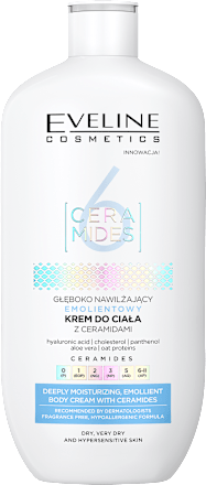 6 Ceramides nawilżający emolientowy krem do ciała EVELINE COSMETICS