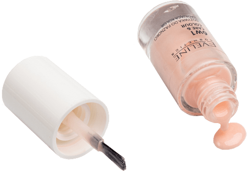 Nail Therapy Care & Colour Salon Effect 6u1 lak za nokte – Shimmer Pink  EVELINE COSMETICS