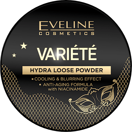 Hydra Variété Loose Powder Nawilażający puder sypki z niacynamidem EVELINE COSMETICS