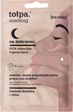 masking na dobranoc CICA maseczka odbudowująca tołpa