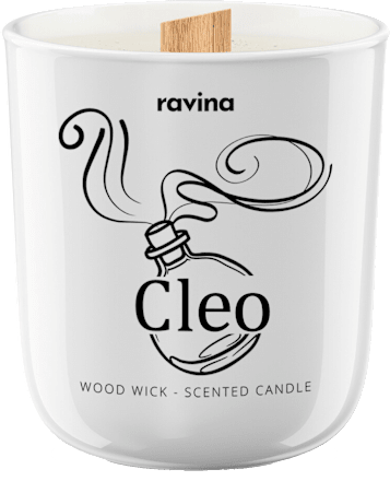 Cleo Sojowa Świeca Zapachowa w szkle ravina
