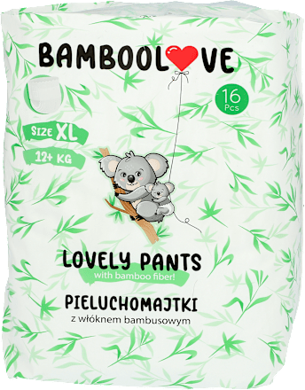 Pieluchomajtki bambusowe XL 12+ kg Bamboolove