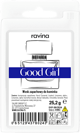 Go Girl sojowy wosk zapachowy do kominka ravina