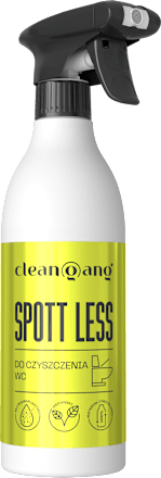 Płyn do czyszczenia WC Spott Less, spray cleangang