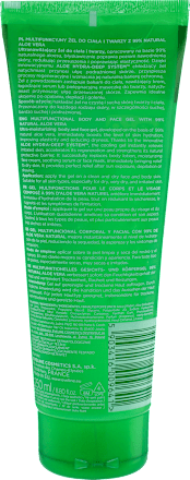 NATURAL ALOE VERA Multifunkcyjny żel do ciała i twarzy EVELINE COSMETICS