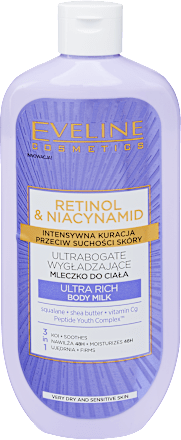 Testápoló niacinamiddal és retinollal EVELINE COSMETICS