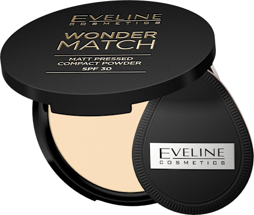 Wonder Match kompaktni puder – 01 Light Beige EVELINE COSMETICS