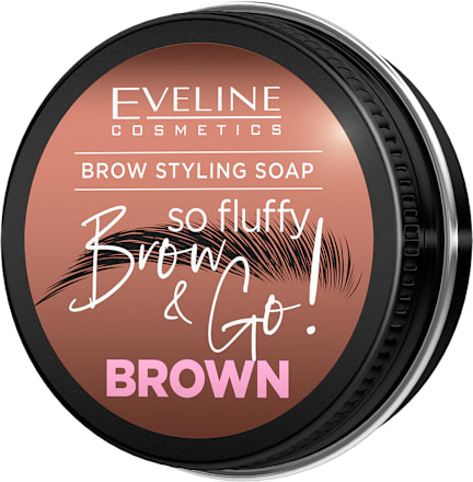 Brow & Go sapun za oblikovanje obrva - Brown EVELINE COSMETICS