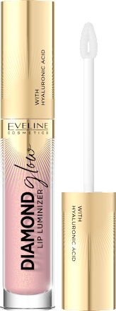 Glos za ustnice Diamond Glow, 03 Caramel Ice Cream EVELINE COSMETICS