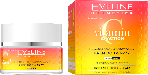 Vitamin C 3xAction regenerująco-odżywczy krem d/n EVELINE COSMETICS