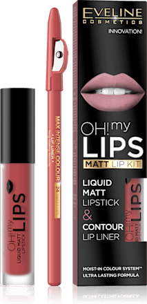 Червило и молив OH! My Lips - Nr.15 Deep Coral EVELINE COSMETICS