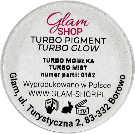 Cień do powiek turbopigment Turbo Mgiełka Glam SHOP