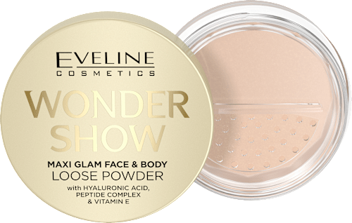 Puder sypki rozświetlający Maxi Glam Wonder Show EVELINE COSMETICS