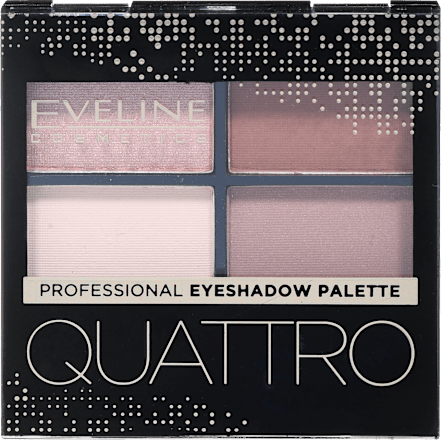 Paletka senčil za veke Quattro, 05 EVELINE COSMETICS