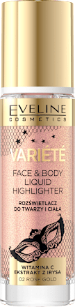 Tekoči osvetljevalec Variété, 02 Rose Gold EVELINE COSMETICS