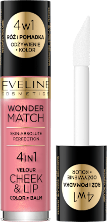 Róż w płynie Velour Cheek&Lip Wonder Match nr 03  EVELINE COSMETICS