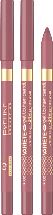 Kredka żelowa do ust Variété nr 02  EVELINE COSMETICS