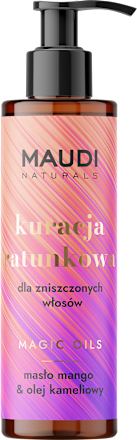 Kuracja ratunkowa dla zniszczonych włosów Magic Oils MAUDI