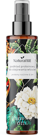 Podkład proteinowy do olejowania włosów NaturalME