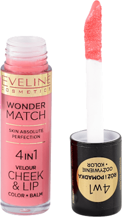 WONDER MATCH 4IN1 tečno rumenilo i balzam za usne - 03 EVELINE COSMETICS