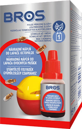 Lapač ovocných mušiek - náhradná náplň BROS