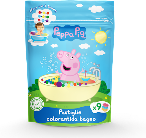 Pastiglie colorate bagnetto Peppa Pig Peppa Pig
