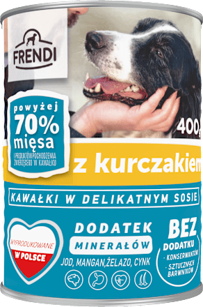 Puszka dla psa z kurczakiem FRENDI