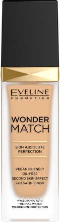 Tekoča podlaga Wonder Match, 20 Medium Beige EVELINE COSMETICS