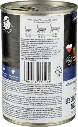 Mokra karma dla kota Adult, kawałki w sosie z pstrągiem PetRepublic