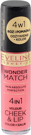 WONDER MATCH 4IN1 tečno rumenilo i balzam za usne - 03 EVELINE COSMETICS