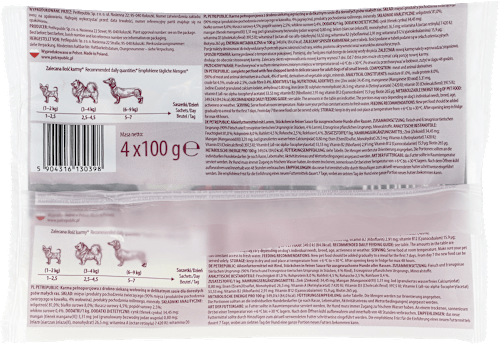 Saszetki dla psa MINI 4x100g wołowina-jagnięcina PetRepublic
