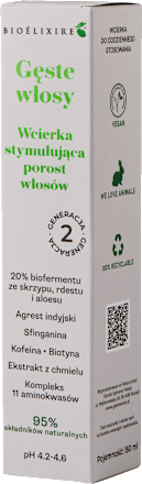 Wcierka stymulująca wzrost włosów Gęste Włosy Bioelixire
