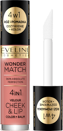 Rdečilo za lica in ustnice Wonder Match 01 EVELINE COSMETICS
