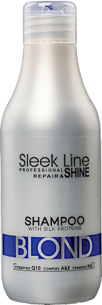 Șampon pentru păr vopsit blond SLEEK LINE