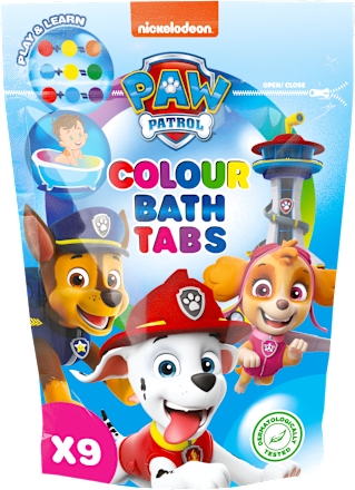 Pastylki do kąpieli barwiące Psi Patrol PAW PATROL