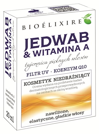 Serum do włosów Jedwab & Witamina A Bioelixire
