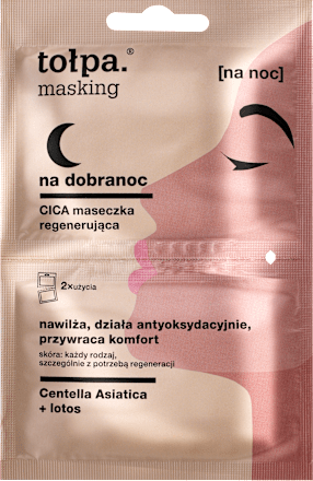 masking na dobranoc CICA maseczka odbudowująca tołpa