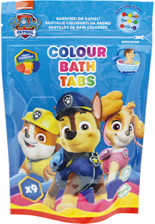 Pastiglie colorate per il bagno PAW PATROL