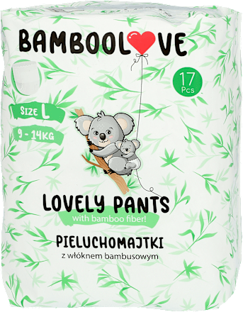 Pieluchomajtki bambusowe L 9-14 kg Bamboolove