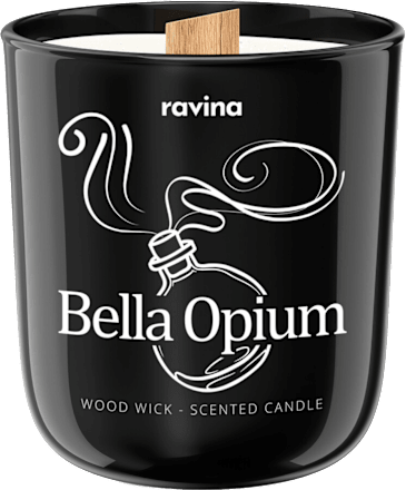Bella Opium Sojowa Świeca Zapachowa w szkle ravina