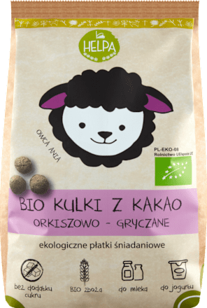 Kulki z kakako, orkiszowo gryczane BIO Helpa