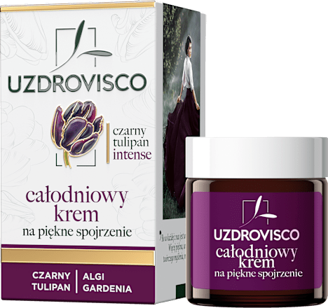 Krem całodniowy na piękne spojrzenie Czarny Tulipan Intense  UZDROVISCO
