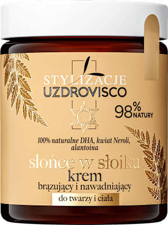 Krem brązujący i nawadniający do twarzy i ciała UZDROVISCO