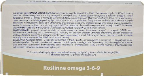Suplement diety Omega-Vitum 3-6-9 60 kaps. OLEOFARM