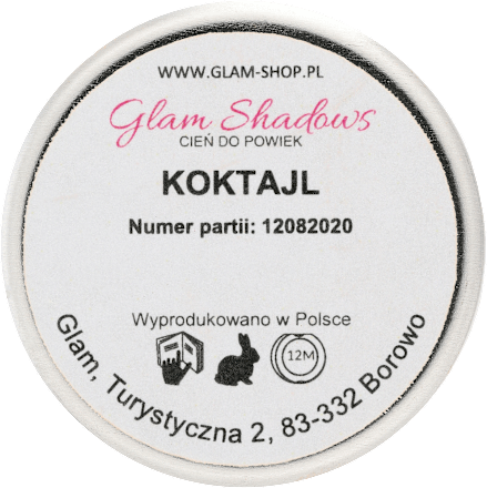Cień do powiek matowy kolor Koktajl Glam SHOP
