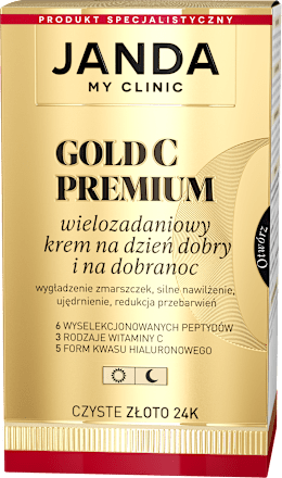 Wielozadaniowy krem na dzień i na noc - gold C premium  JANDA