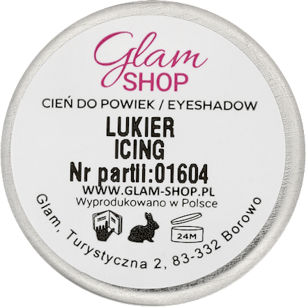 Cień do powiek perłowy Lukier Glam SHOP