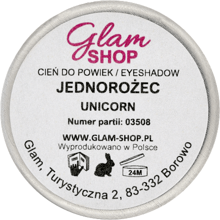 Cień do powiek perłowy Jednorożec Glam SHOP