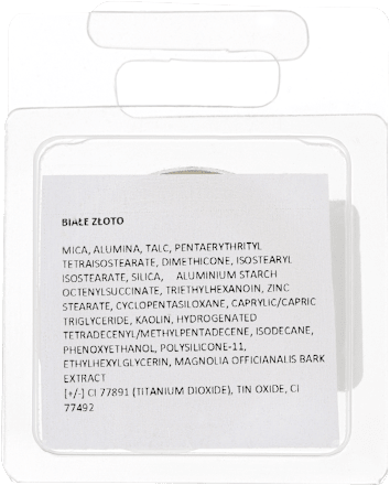 Cień do powiek perłowy Białe Złoto Glam SHOP